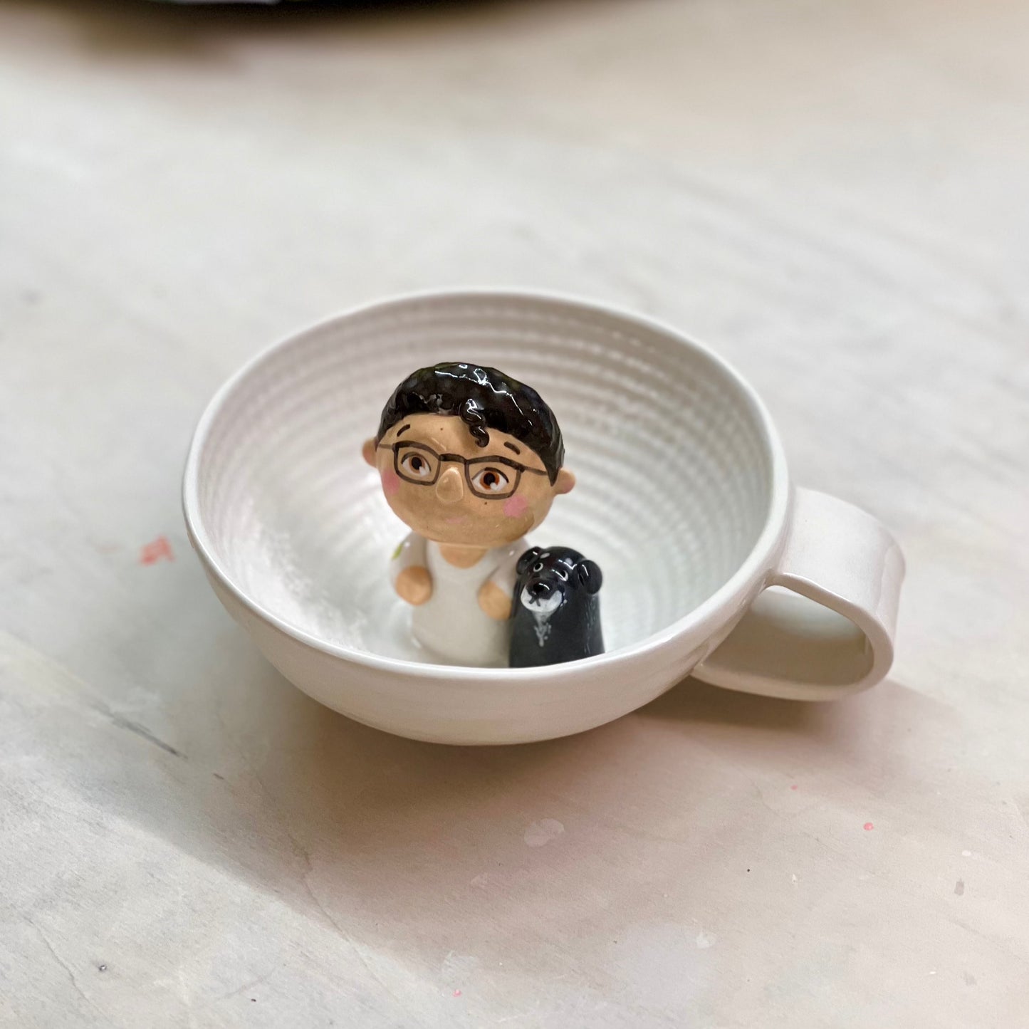 TAZZA ARTISTICA NORMALE CON PERSONA