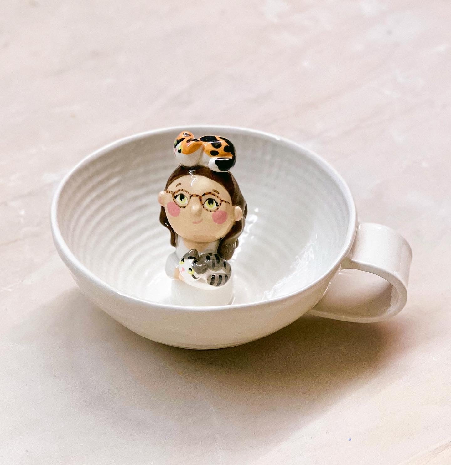 TAZZA ARTISTICA NORMALE CON PERSONA