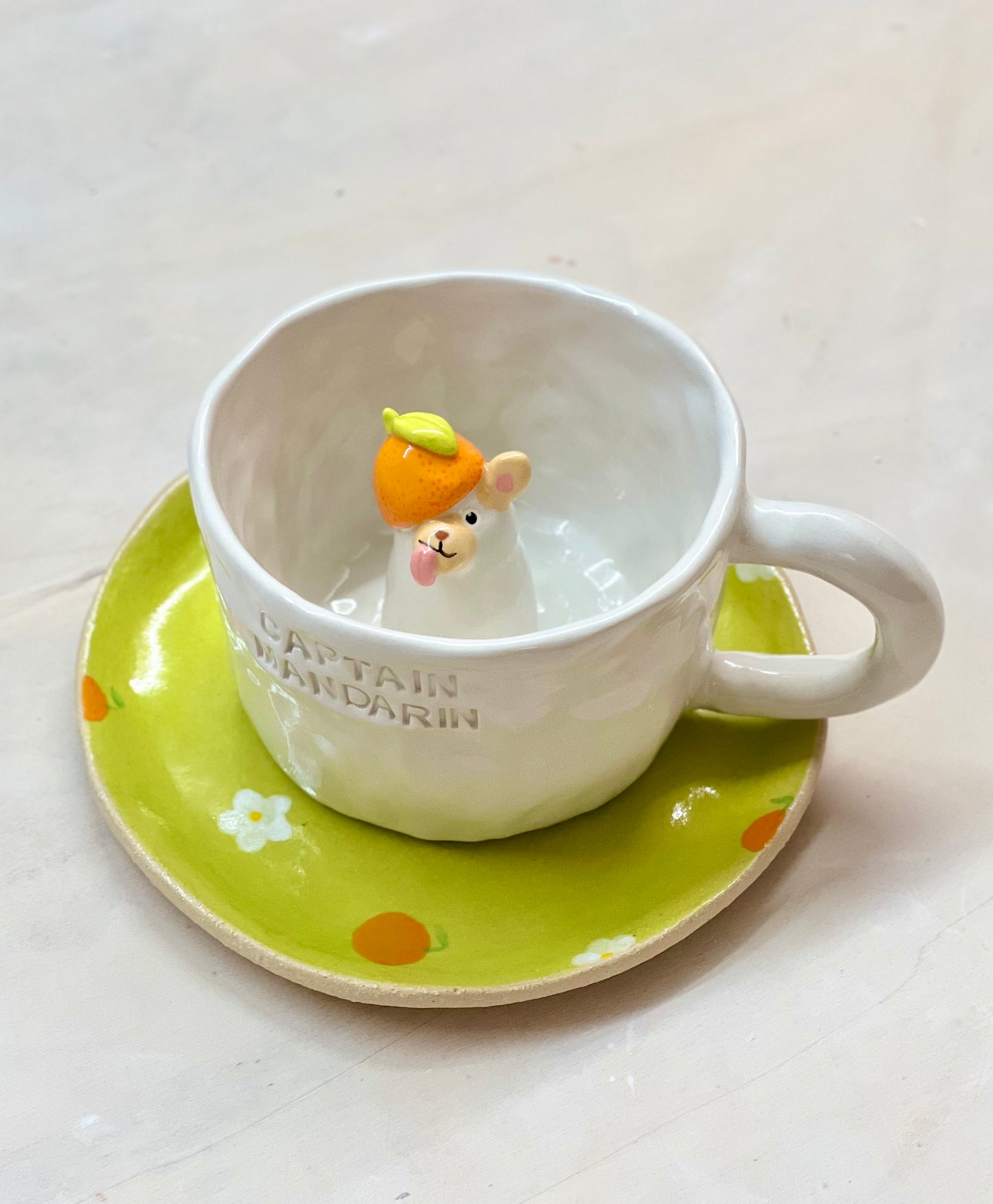 TAZZA ARTISTICA “PIZZICATA”CON PERSONA O ANIMALE