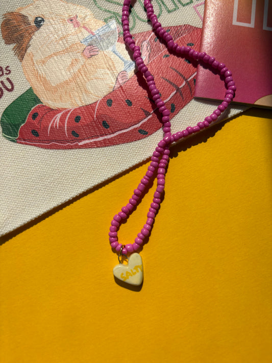Collanina CUORE ROSA 💛