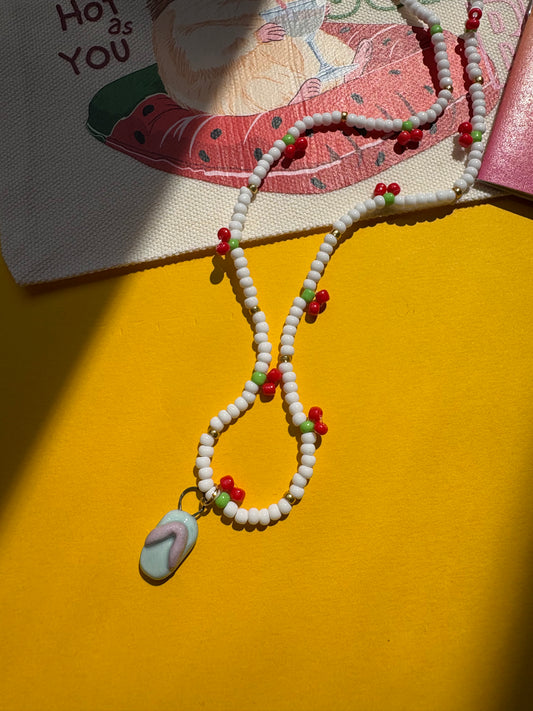 Collanina FLIP FLOP CHERRY 🍒 🩴