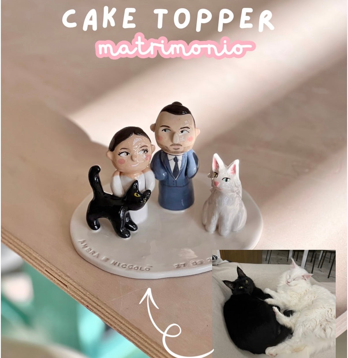 CAKE TOPPER EVENTI 👰🏼‍♀️💒