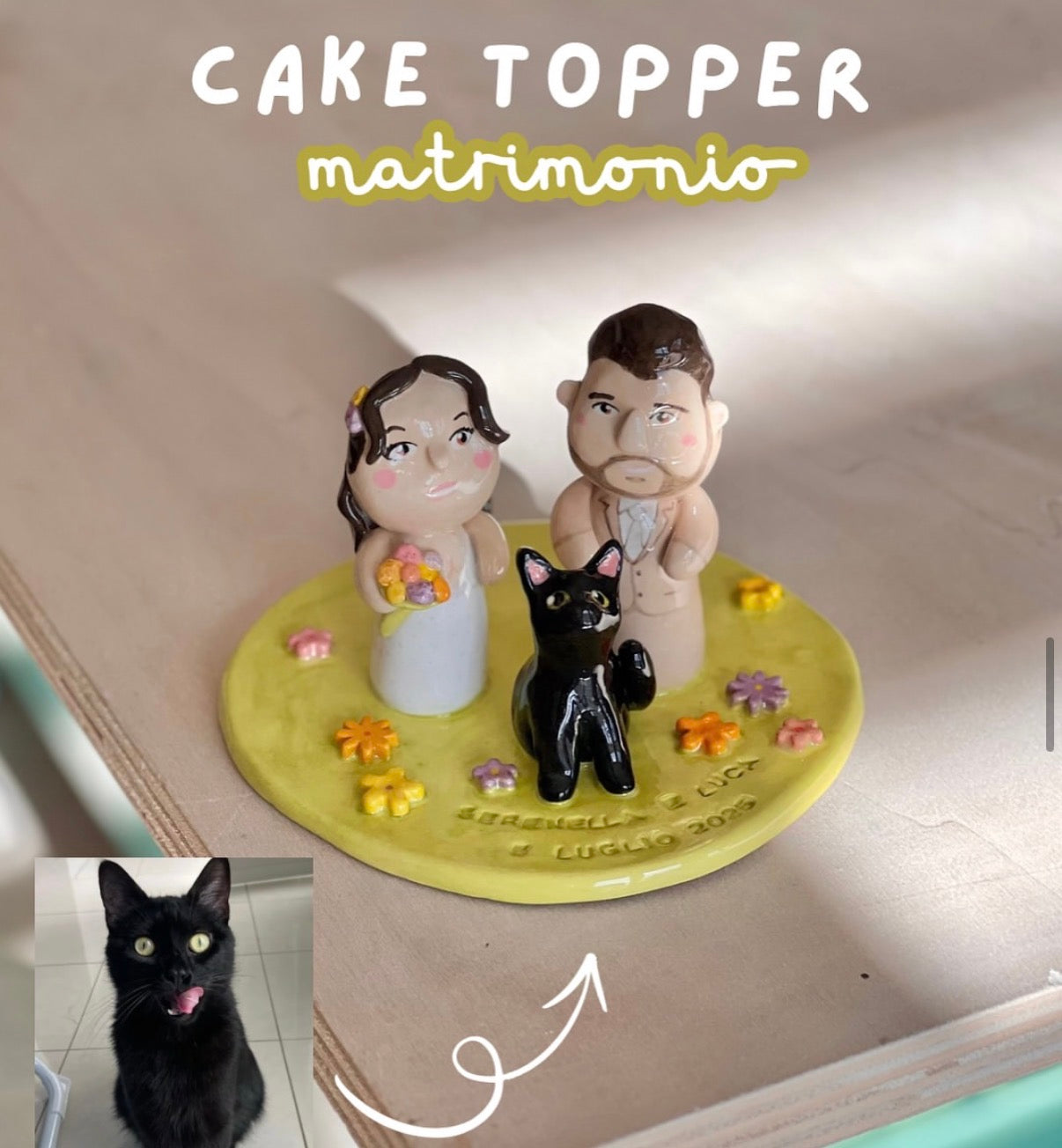 CAKE TOPPER EVENTI 👰🏼‍♀️💒